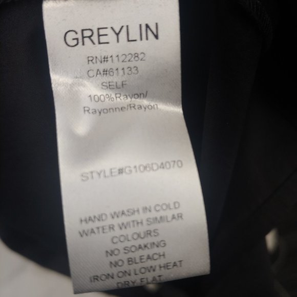 Greylin - Puff-Sleeve Tiered Midi Dress - Picture 7 of 7